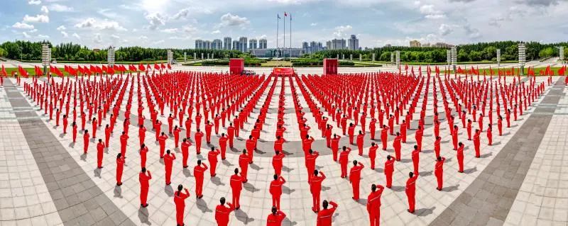 石油工人心向党