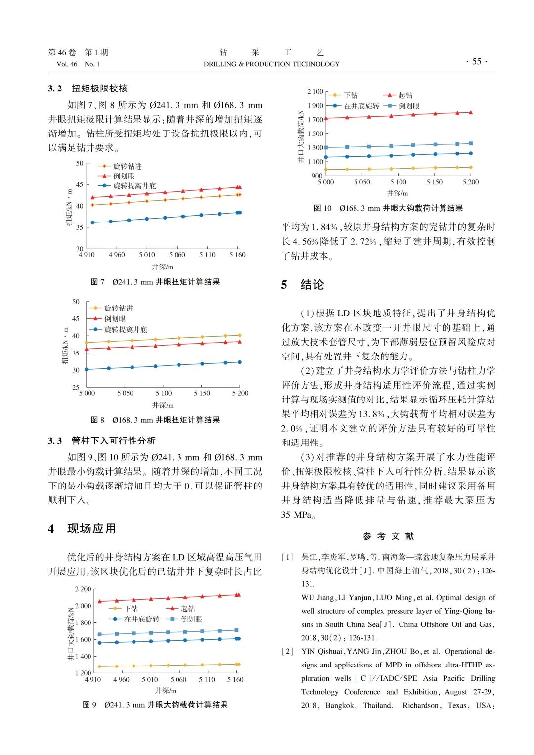 李中等：LD 高温高压气井井身结构优化与适用性评价！