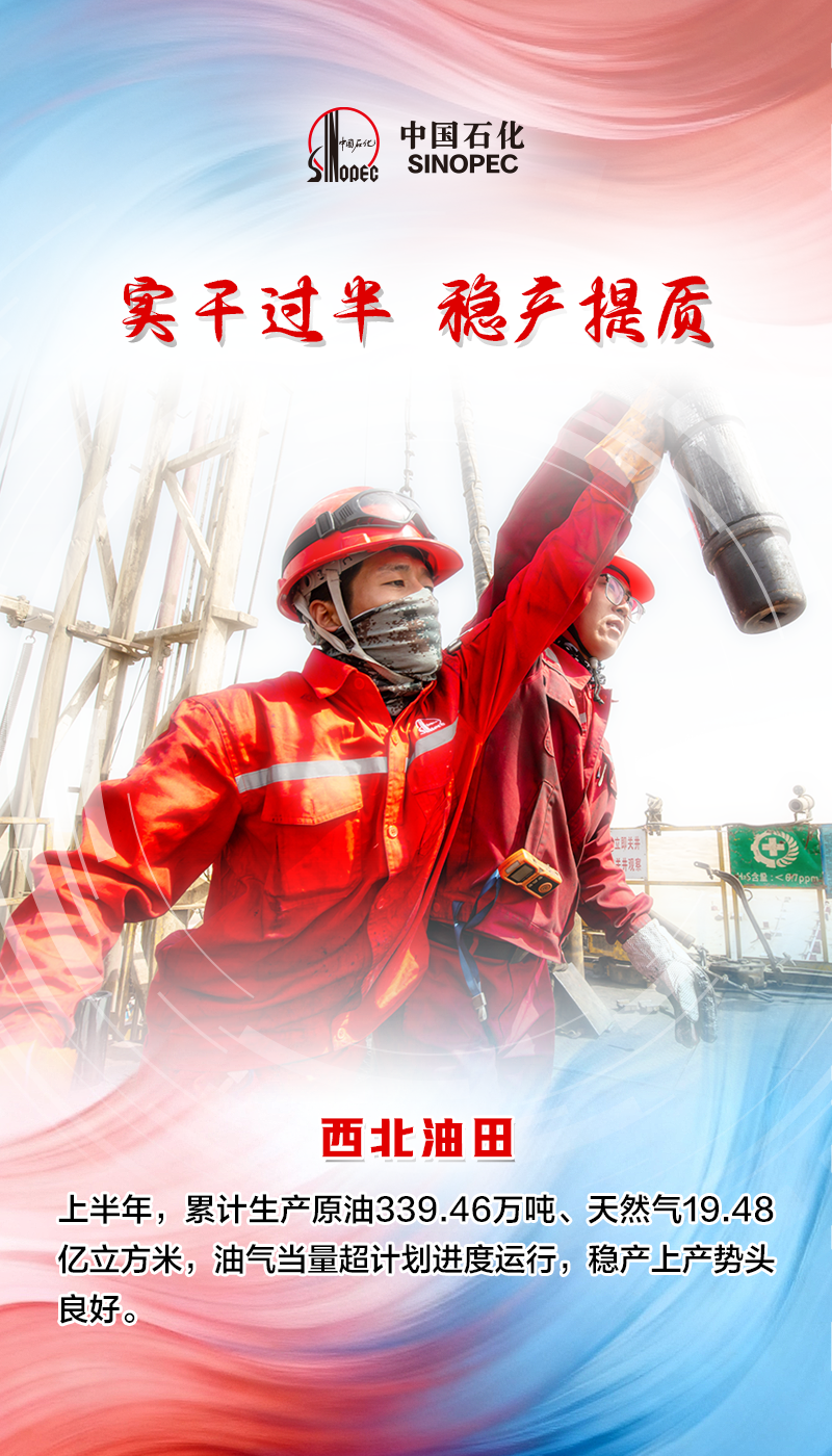 中石化各大油田,年中成绩单!