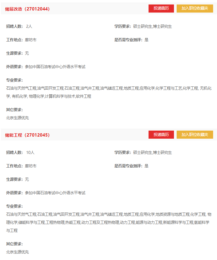 中国石油勘探开发研究院最新招聘!